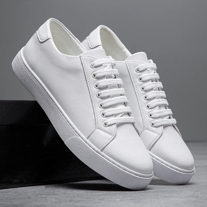 Men’s Leather Low-Top Sneakers – Smart Casual Style