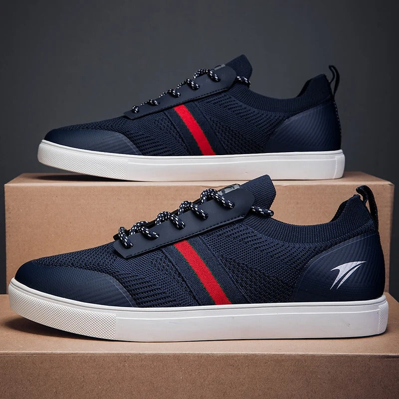 Men’s Leather Casual Sneakers | Low-Top Daily Walking Shoes