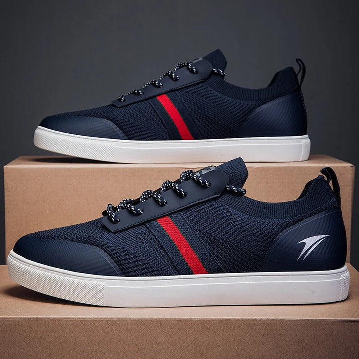 Men’s Leather Casual Sneakers | Low-Top Daily Walking Shoes