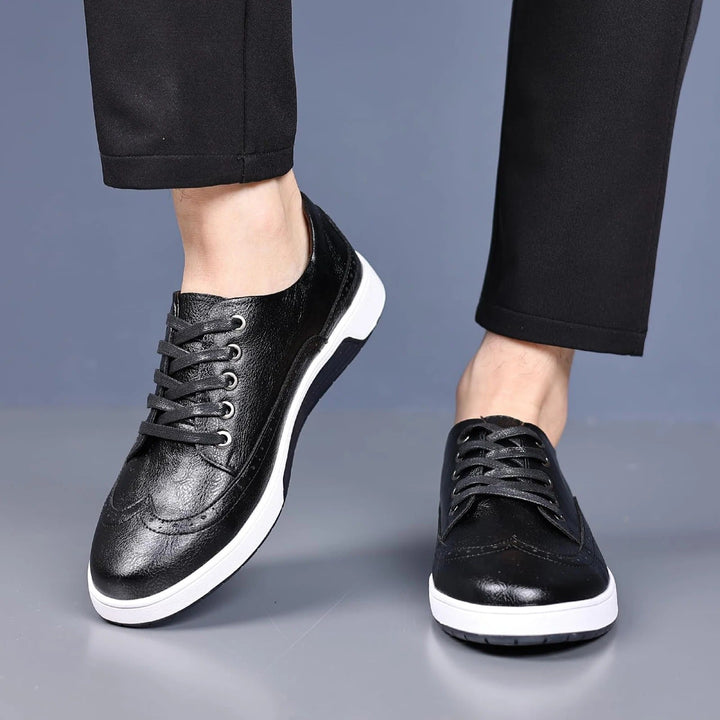 Men’s Brogue Sneakers 2-Pair Bundle | Smart Casual Oxford Shoes Set