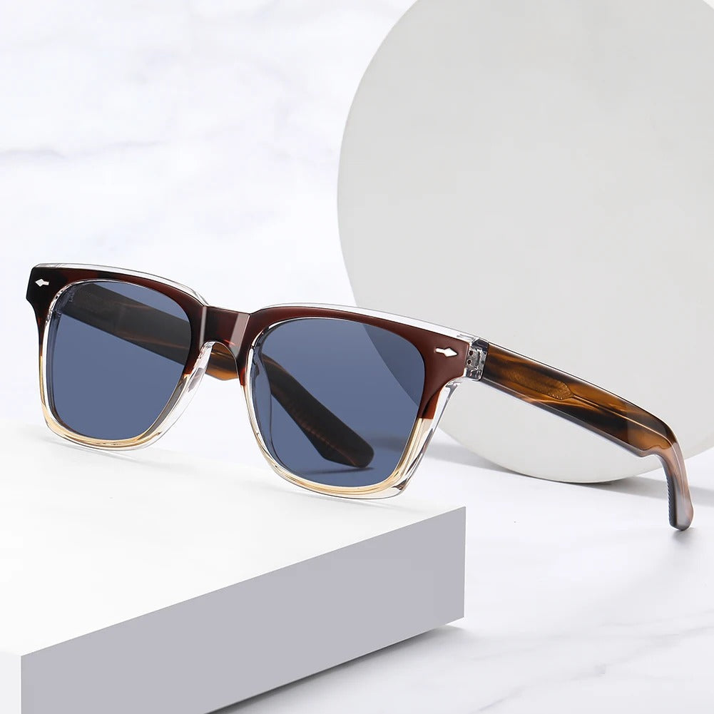 Crosby Square-Frame Shades | Unisex Polarized UV400 Sunglasses