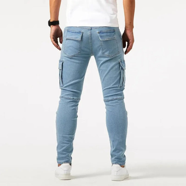 Men's Slim Fit Cargo Pants – 4-Way Stretch