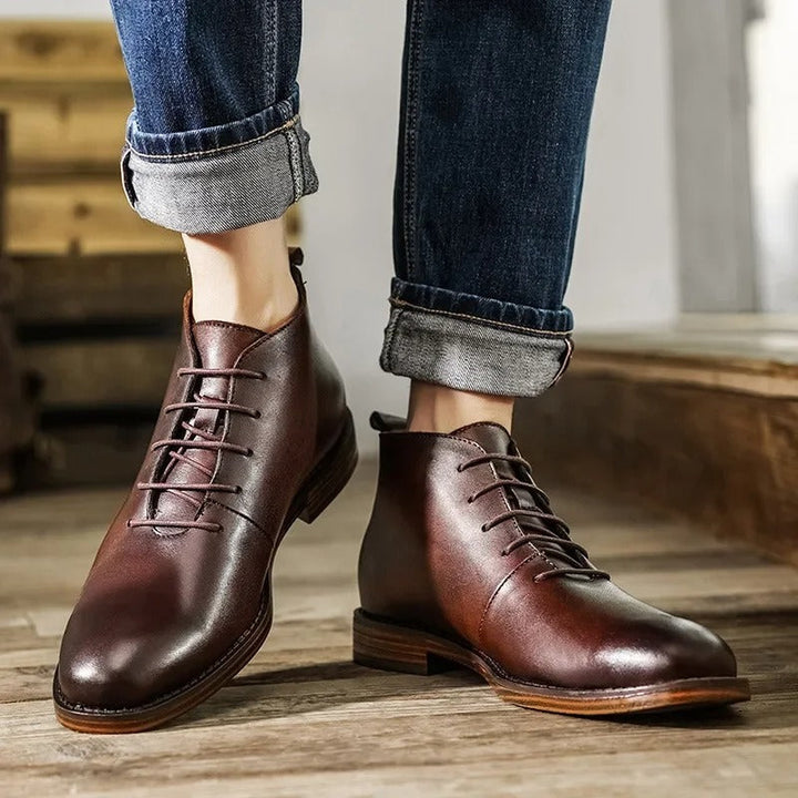 Bradford City Leather Boot | Men's Classic Casual Ankle Boots