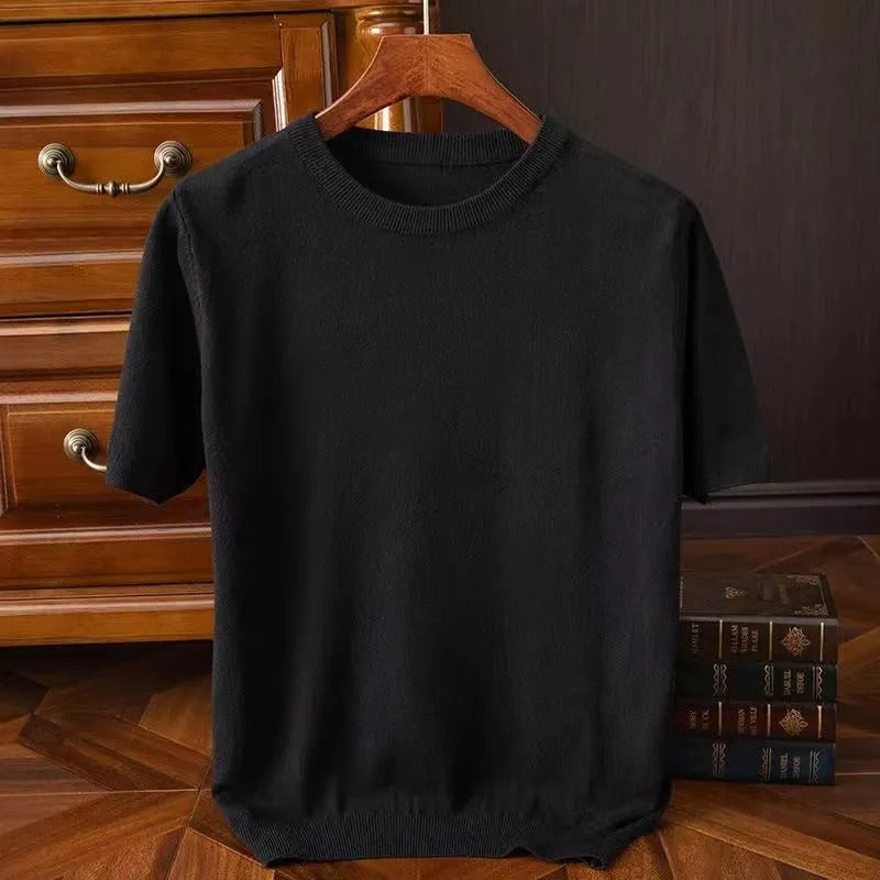 Men's Cashmere T-Shirt – Soft Lightweight Knit