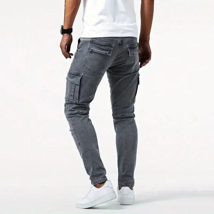 Men's Slim Fit Cargo Pants – 4-Way Stretch
