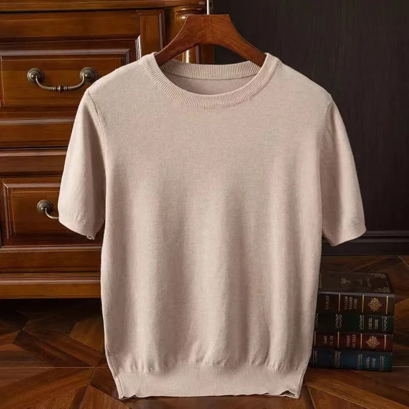 Men's Cashmere T-Shirt – Soft Lightweight Knit