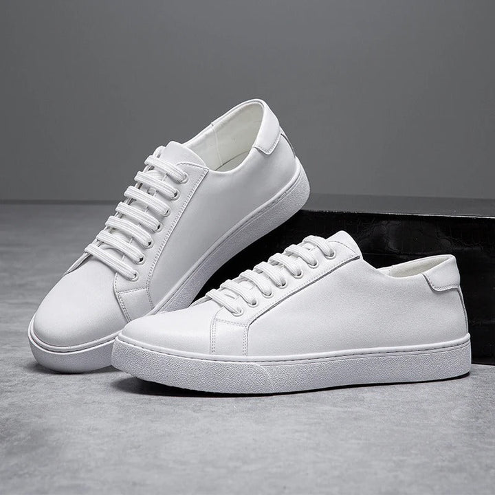Men’s Leather Low-Top Sneakers – Smart Casual Style