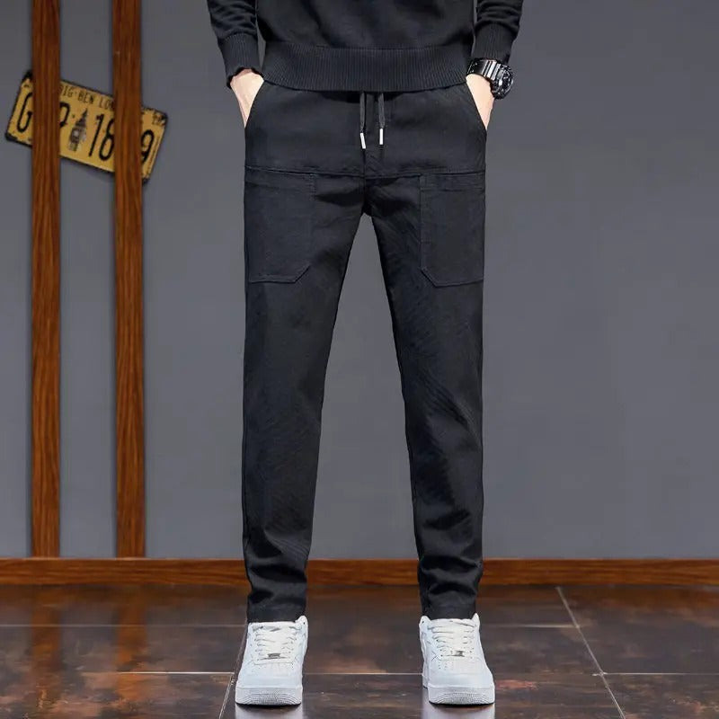 Men's Herringbone Joggers for Smart Casual Style
