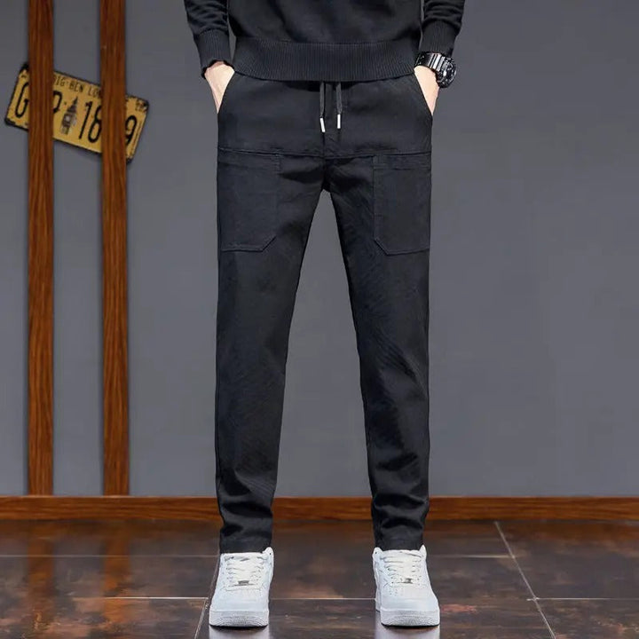 Men's Herringbone Joggers for Smart Casual Style