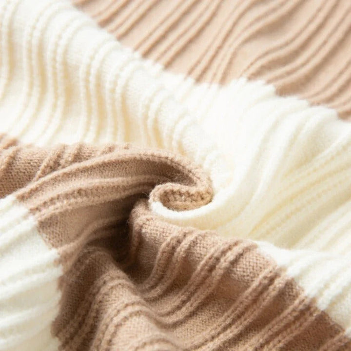Men's Wool Sweater – Soft Warm Ribbed Knit