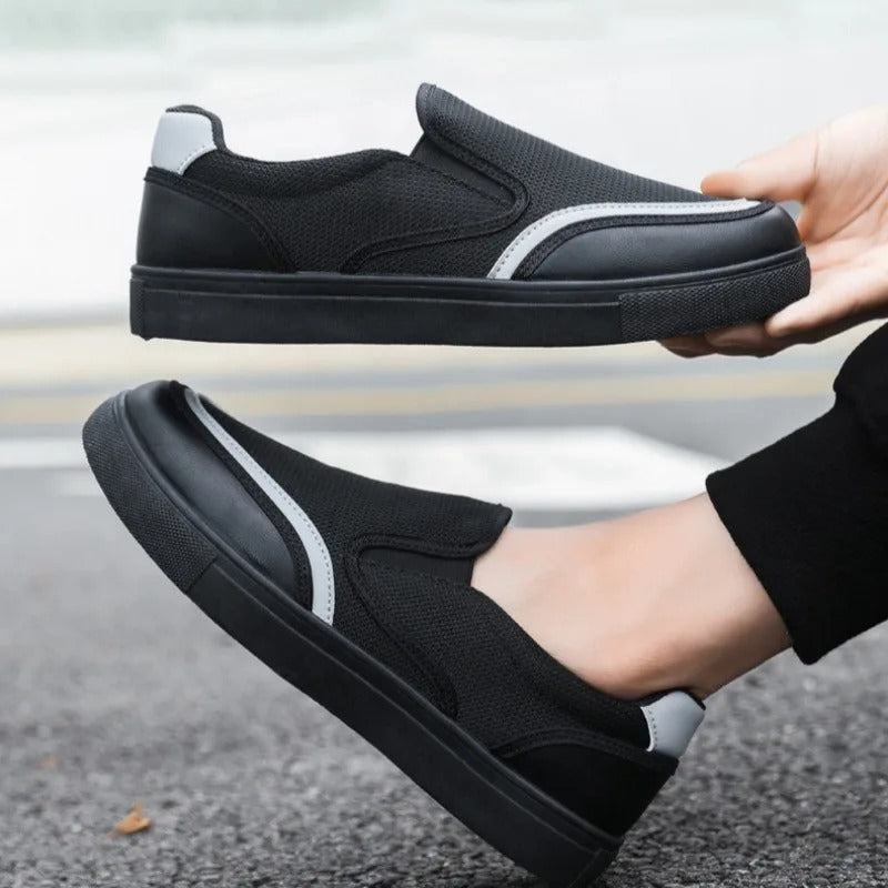 Men’s Leather Deck Men’s Leather Deck Loafers | Casual Slip-On Boat Driving Shoes