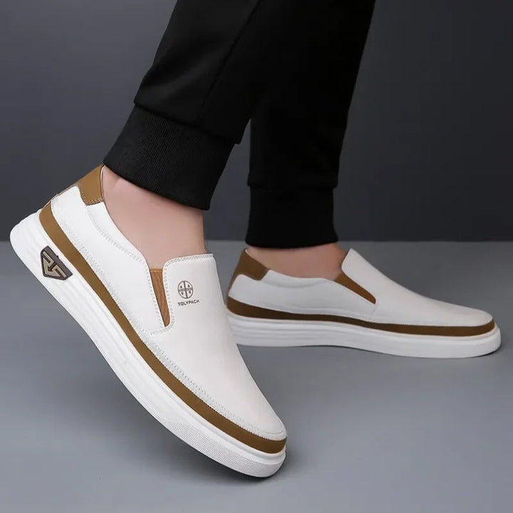 Men’s Full-Grain Leather Slip-On Shoes