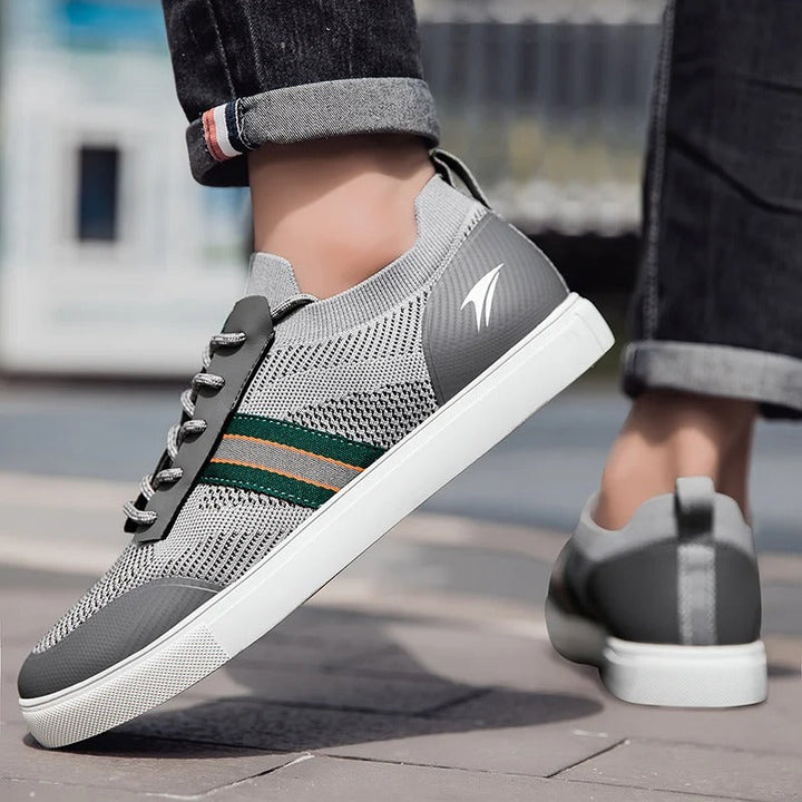 Men’s Leather Casual Sneakers | Low-Top Daily Walking Shoes