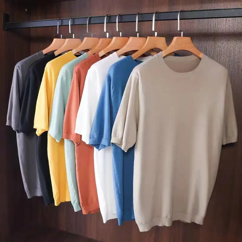 Men's Cashmere T-Shirt – Soft Lightweight Knit