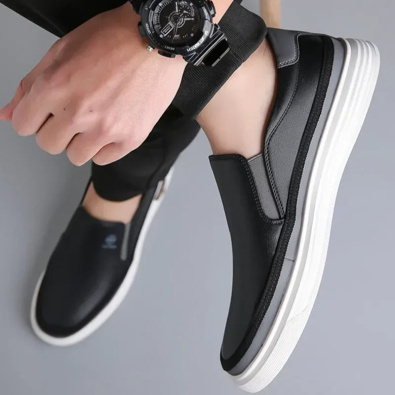 Men’s Full-Grain Leather Slip-On Shoes