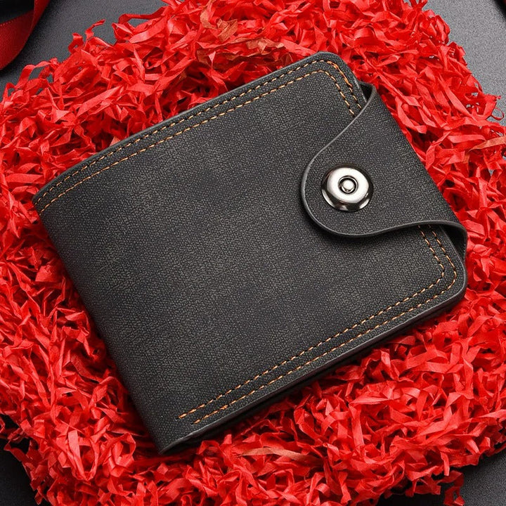 Men's Snap Leather Wallet | Slim Everyday Carry