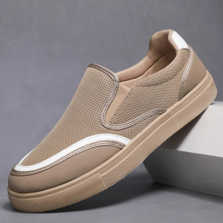 Men’s Leather Deck Men’s Leather Deck Loafers | Casual Slip-On Boat Driving Shoes