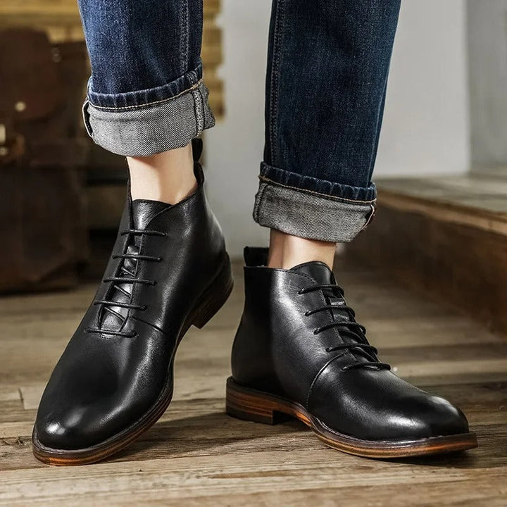 Bradford City Leather Boot | Men's Classic Casual Ankle Boots
