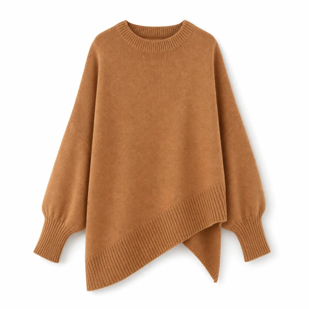 Women’s Oversized Crew Neck Sweater for Everyday Wear