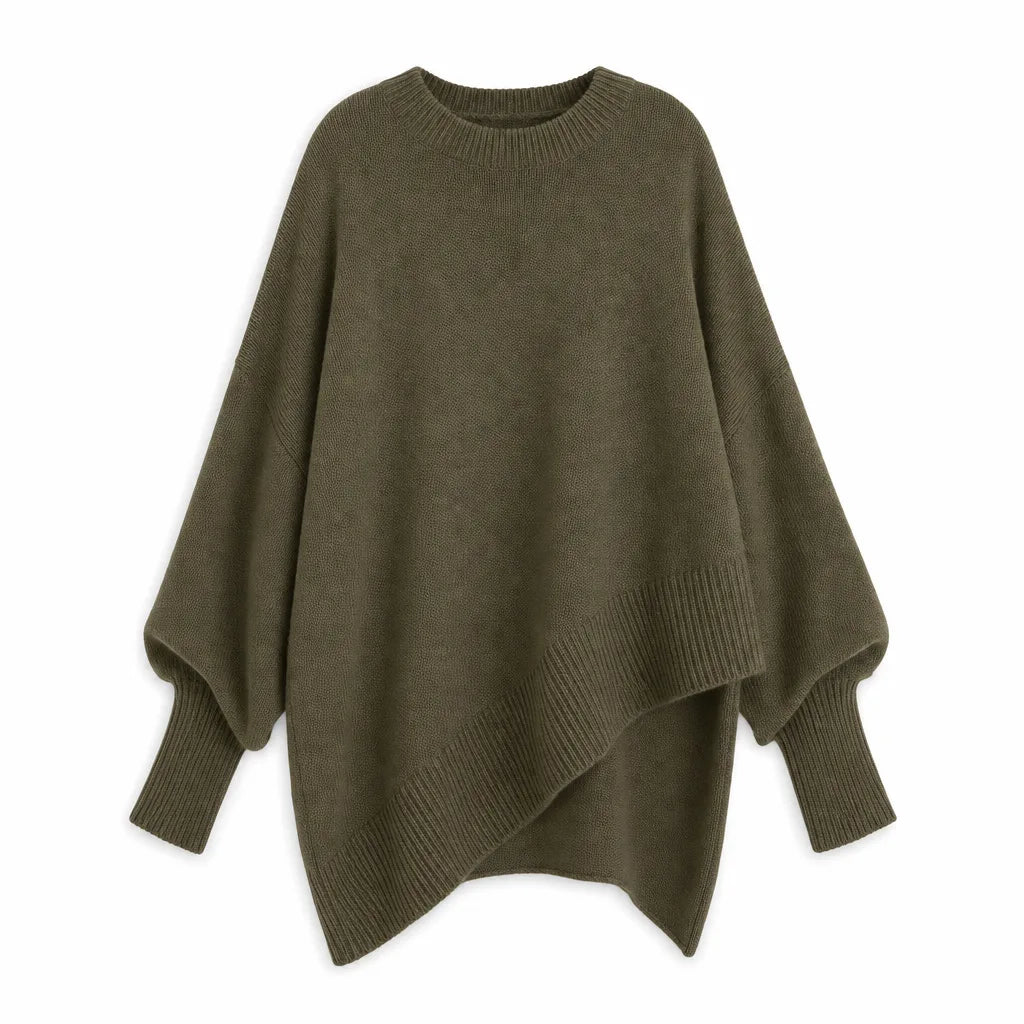 Women’s Oversized Crew Neck Sweater for Everyday Wear