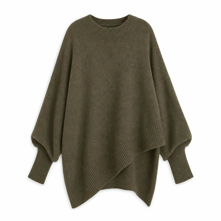 Women’s Oversized Crew Neck Sweater for Everyday Wear