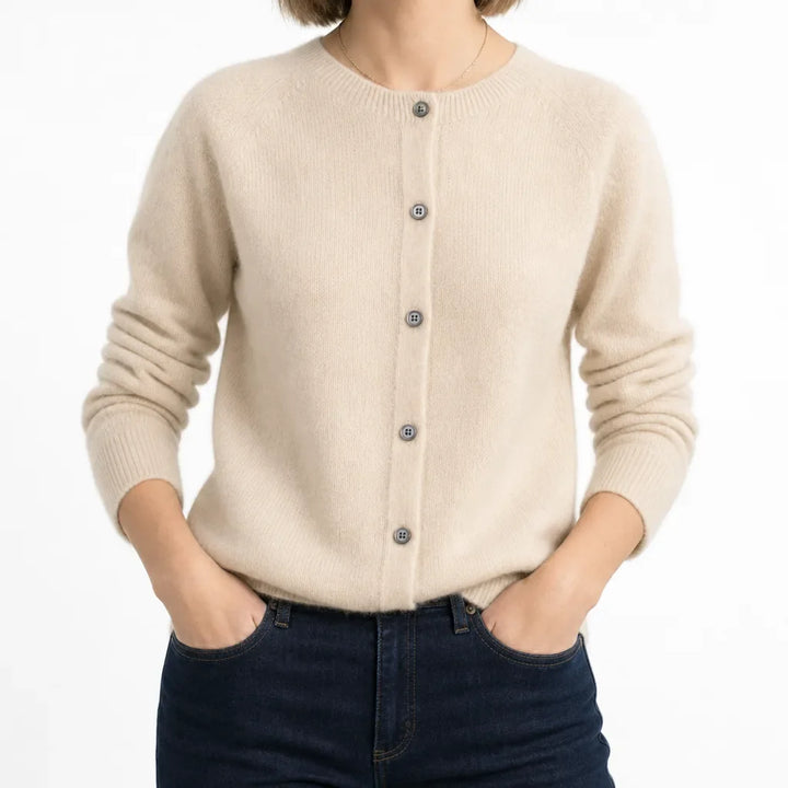 Marianne | Womens Knit Wool Cardigan Sweater