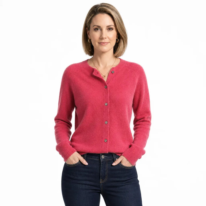 Marianne | Womens Knit Wool Cardigan Sweater