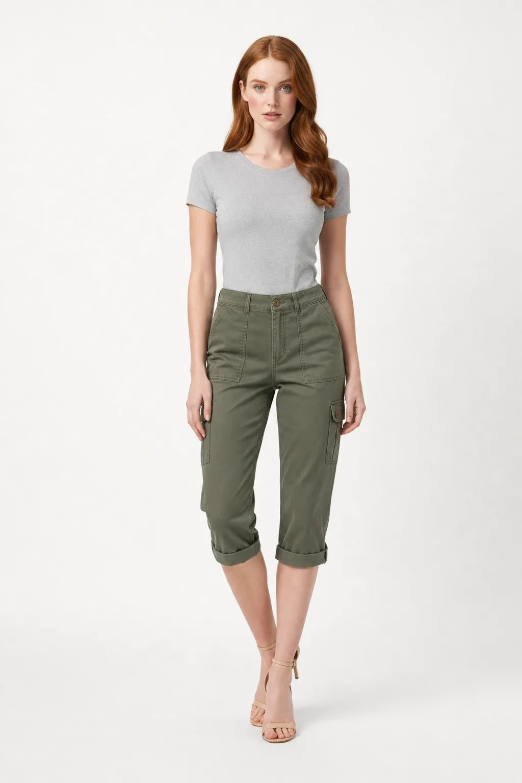 Marin Twill Cargo Capri Elite