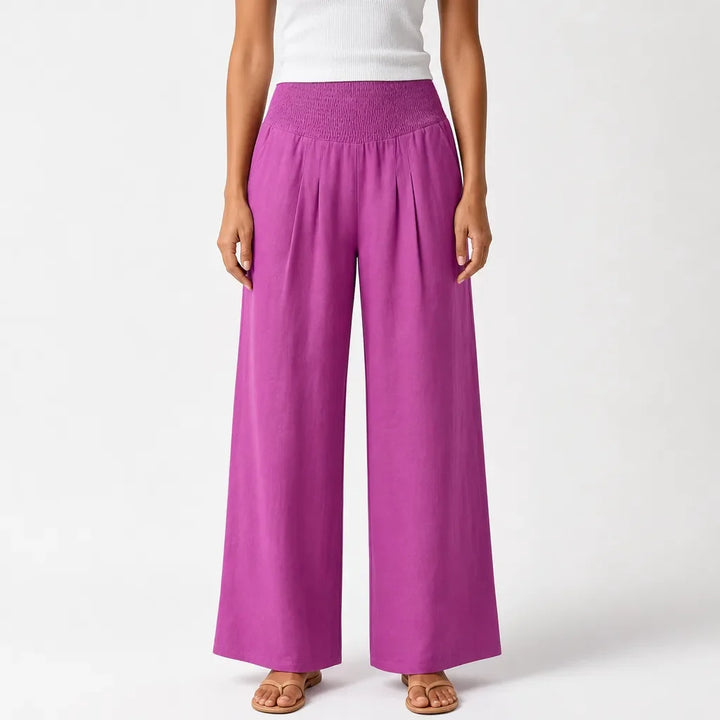 Women’s High-Waist Palazzo Pants with Wide Leg
