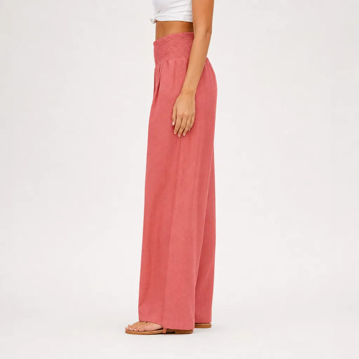 Women’s High-Waist Palazzo Pants with Wide Leg