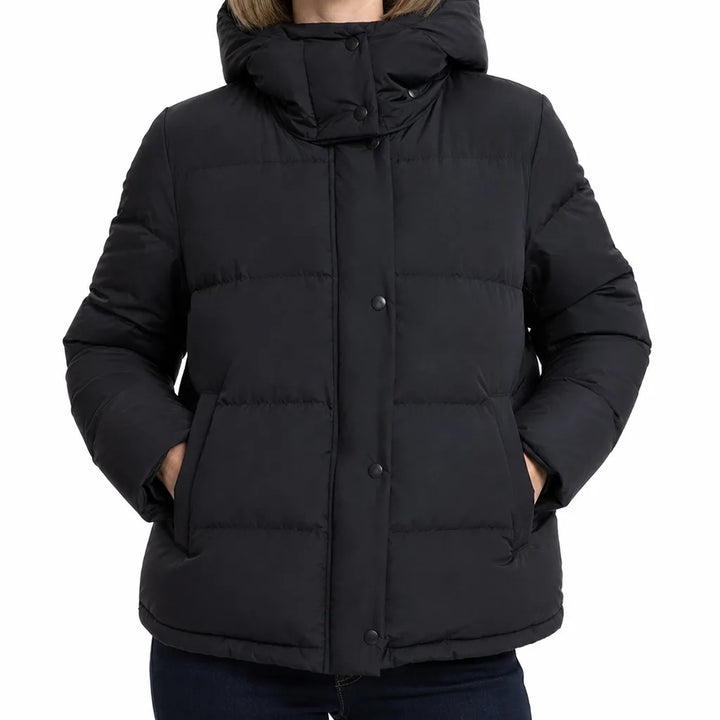 Winter Puffer Jacket Women Waterproof Hooded Quilted Coat