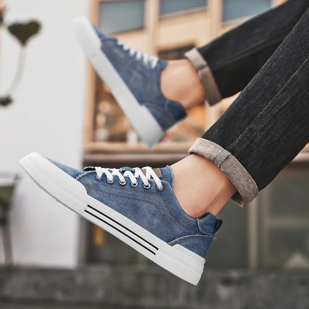 Men’s Denim Court Sneakers