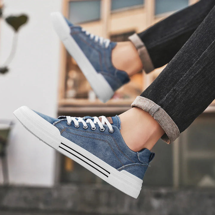 Men’s Denim Court Sneakers