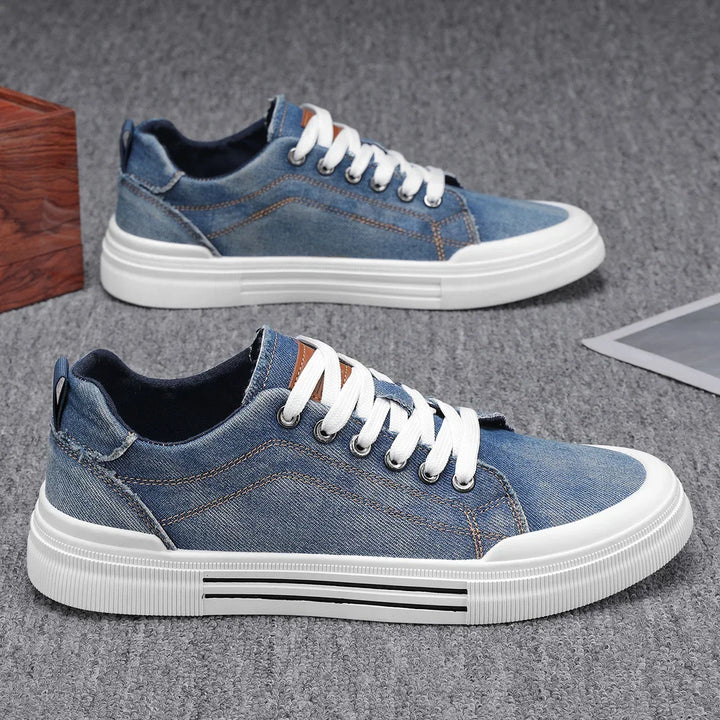Men’s Denim Court Sneakers