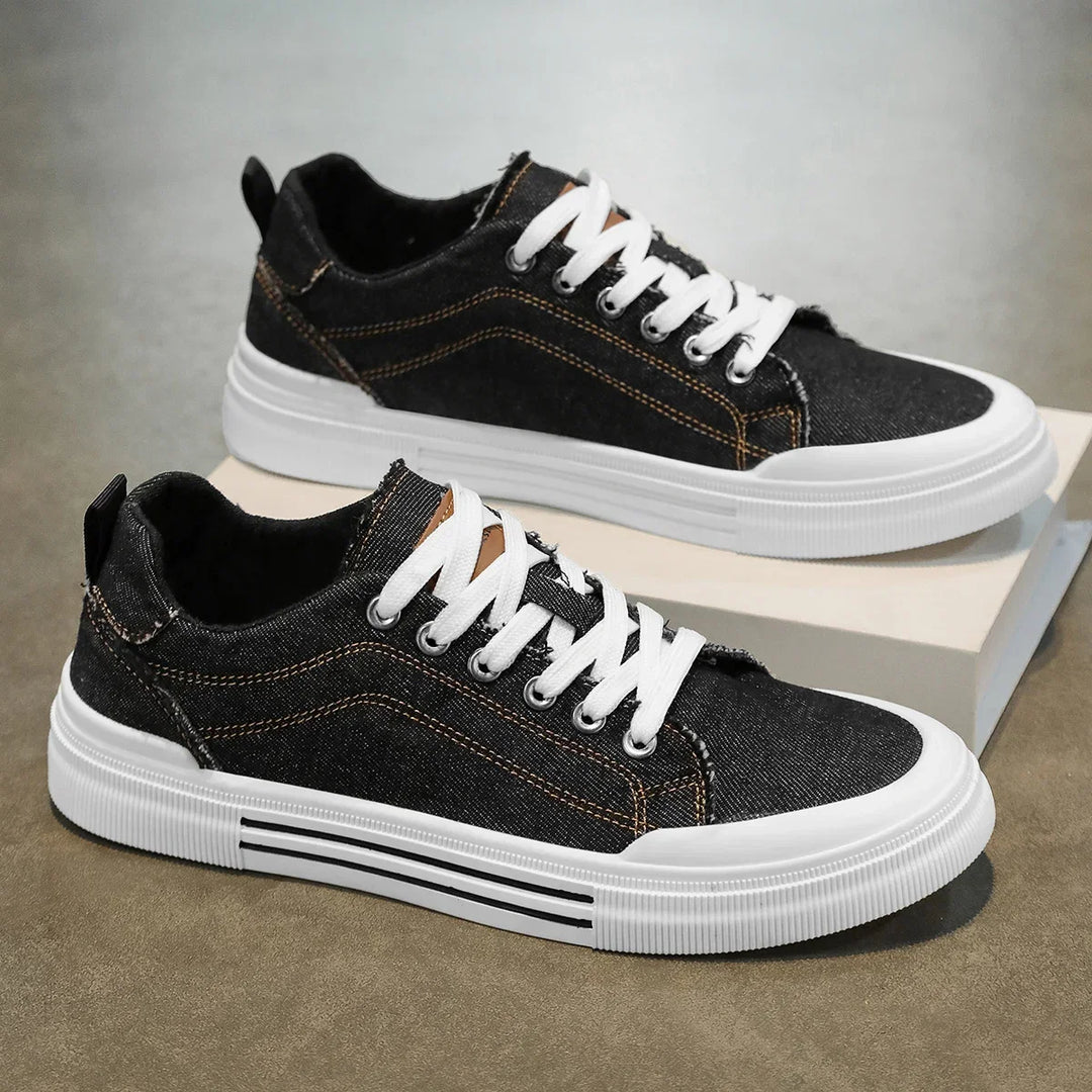 Men’s Denim Court Sneakers
