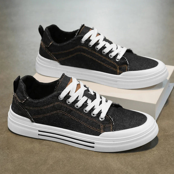 Men’s Denim Court Sneakers