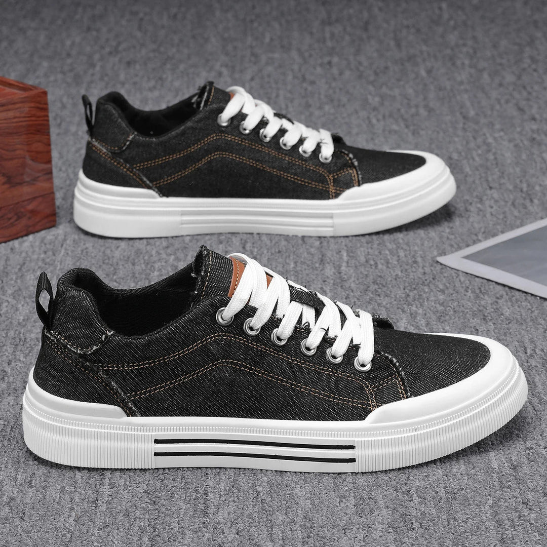 Men’s Denim Court Sneakers