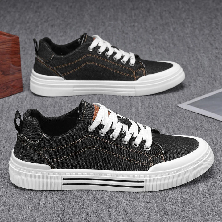 Men’s Denim Court Sneakers