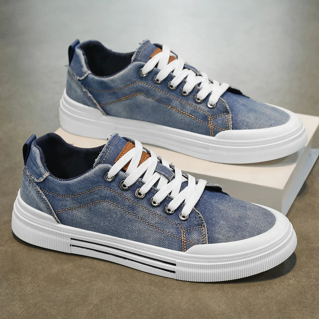 Men’s Denim Court Sneakers