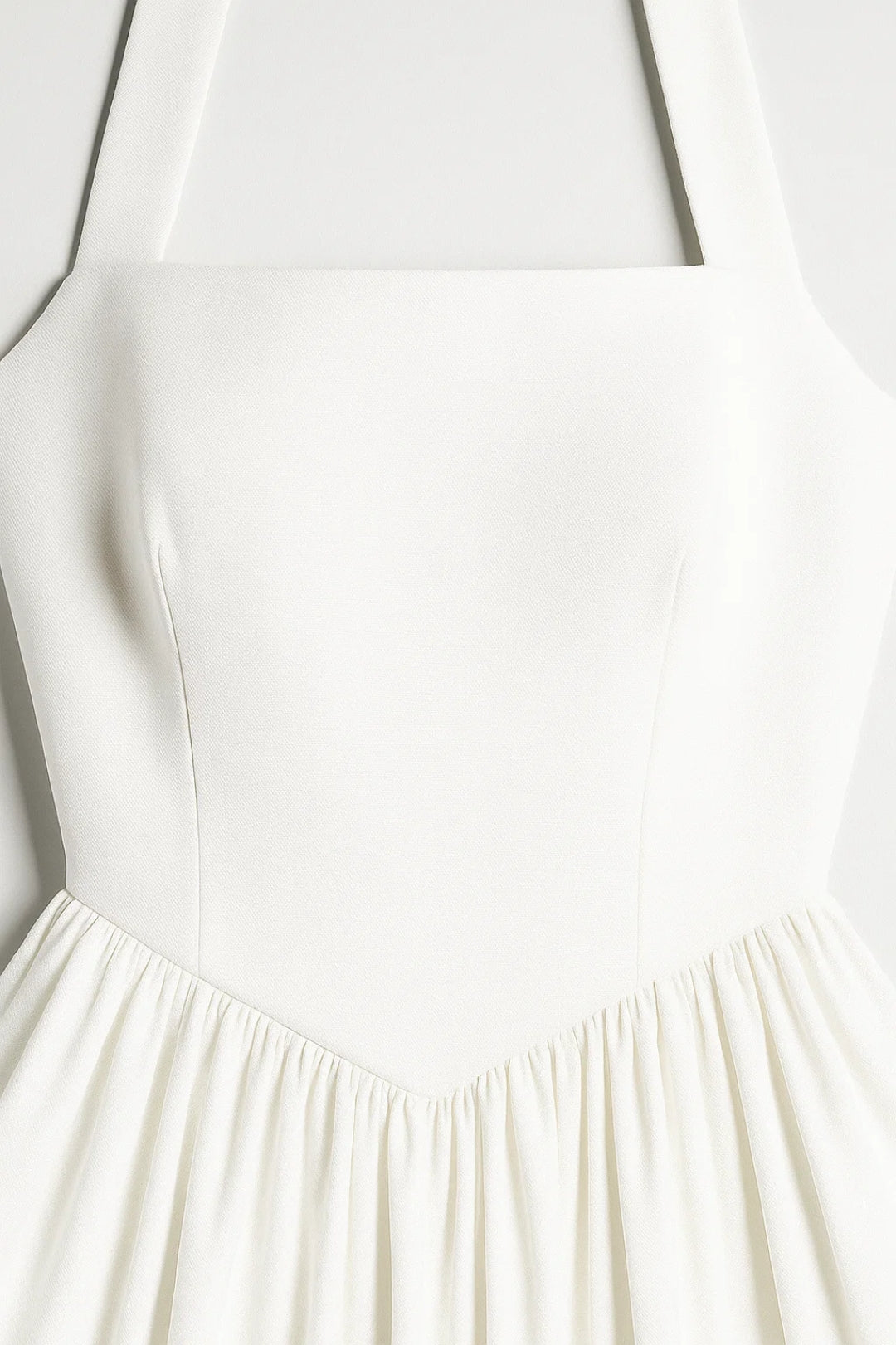 Midi Dress Women Halter Neck A-line Formal Party