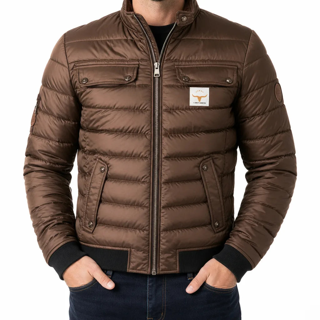 Stylish Warm Fall Quilted Jacket
