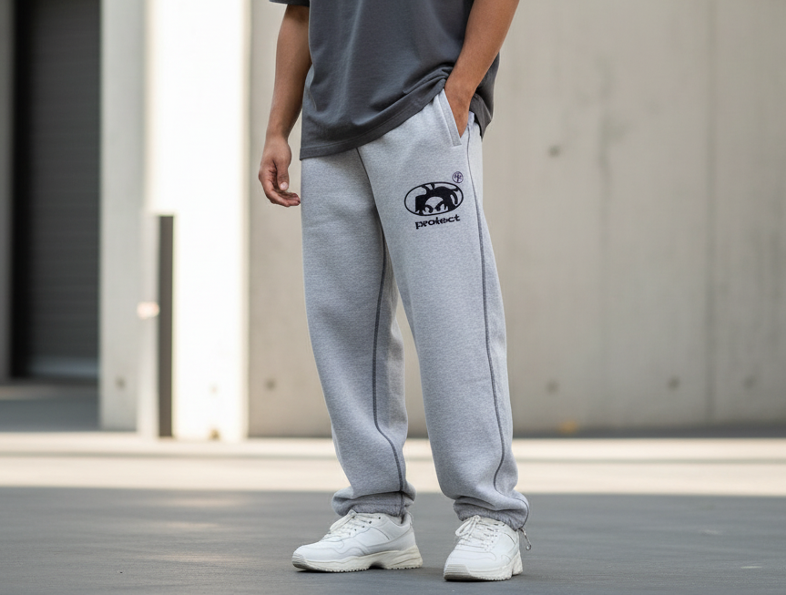 Pantaloni da jogging larghi a righe retrò Y2K – Abbigliamento urbano unisex Harajuku