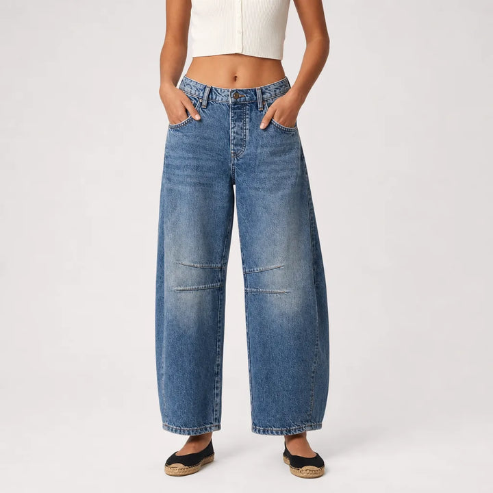 Naomi | Womens Baggy Wide Leg Jeans