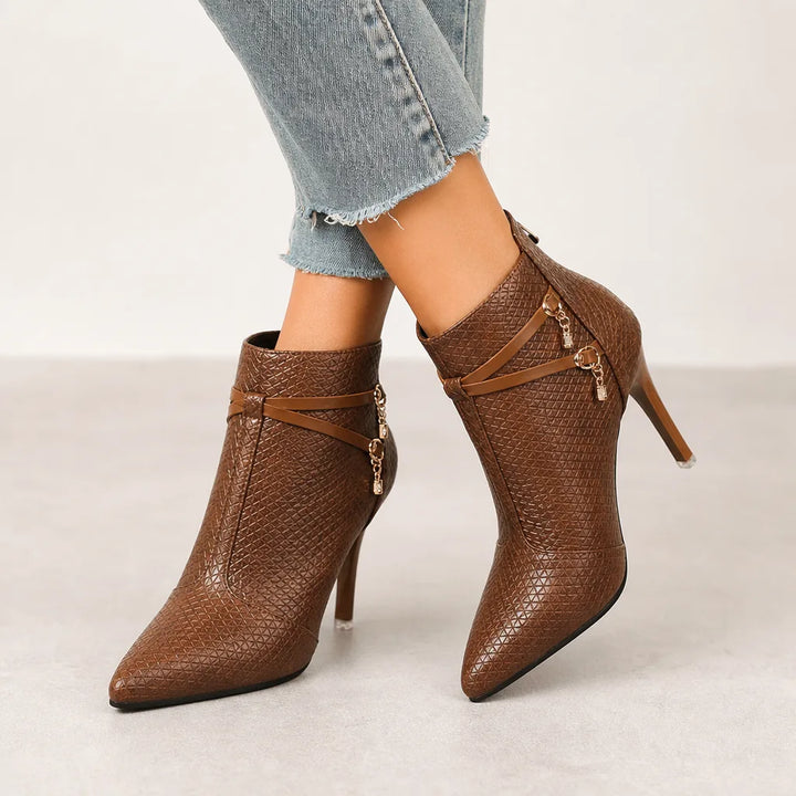 Women's Pointed Toe Stiletto Booties