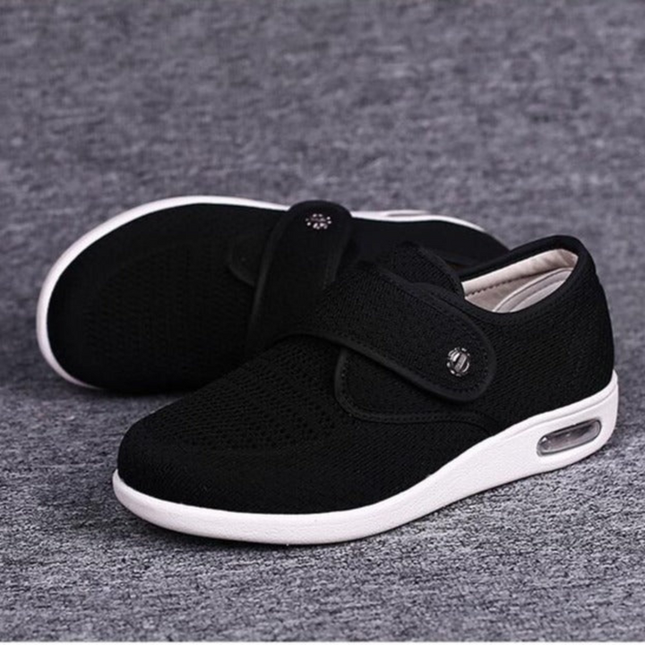 Women's Diabetic Walking Shoes - Extra Wide Arch Support Loafers