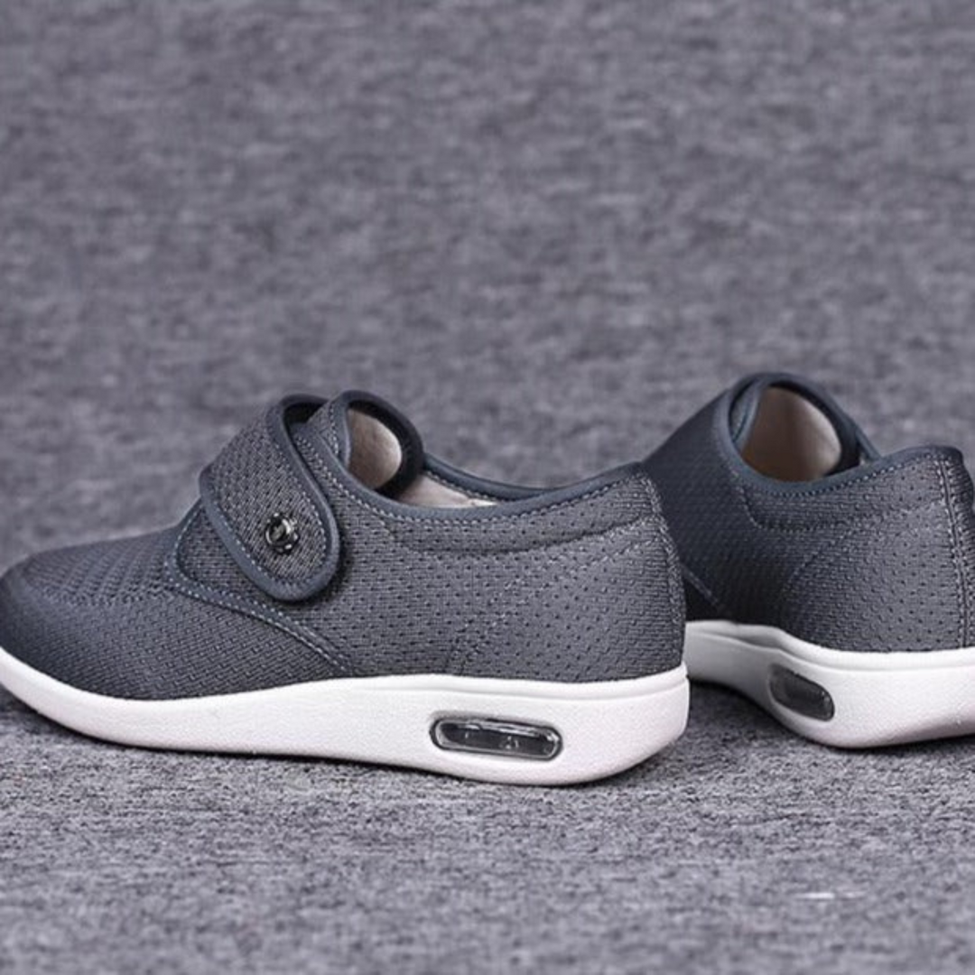 Women's Diabetic Walking Shoes - Extra Wide Arch Support Loafers