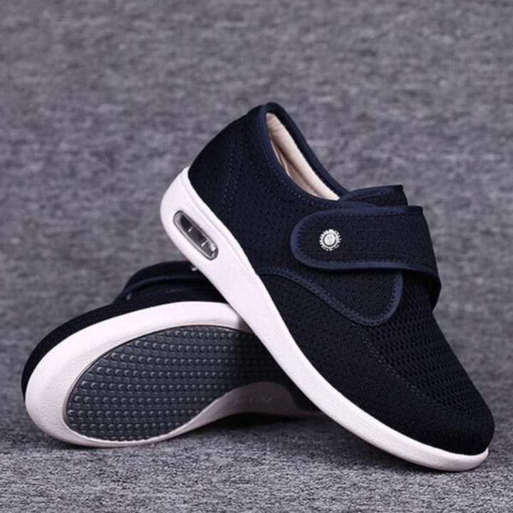 Women's Diabetic Walking Shoes - Extra Wide Arch Support Loafers