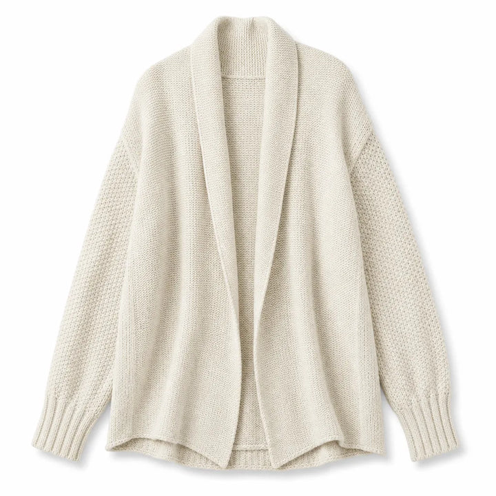 Women’s Draped Cardigan with Relaxed Fit