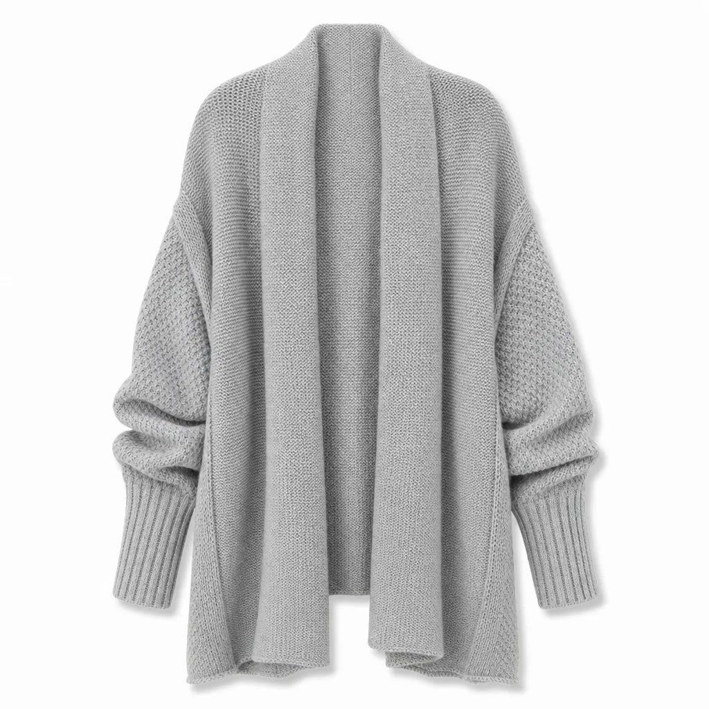 Women’s Draped Cardigan with Relaxed Fit