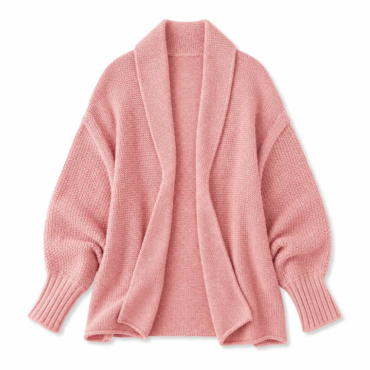 Women’s Draped Cardigan with Relaxed Fit